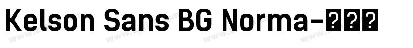 Kelson Sans BG Norma字体转换